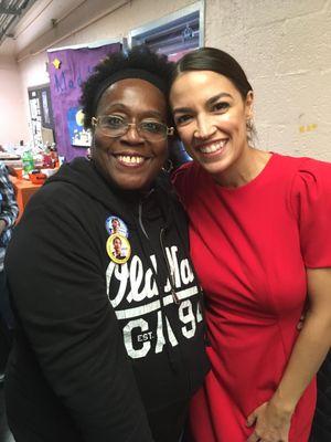 Me and Alexandria Ocasio-Cortez, My Politician before the Pandemic.