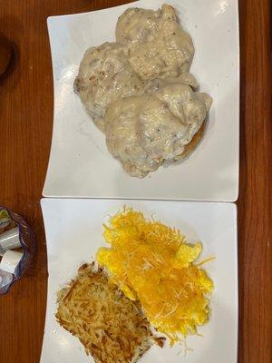 Biscuits and gravy