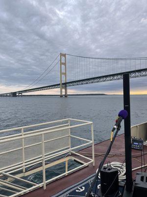 Mackinac bridge.