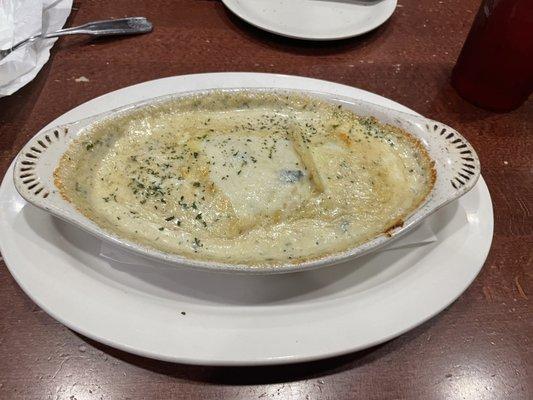 Cheese Ravioli with Alfredo