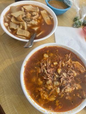 Pozole y menudo