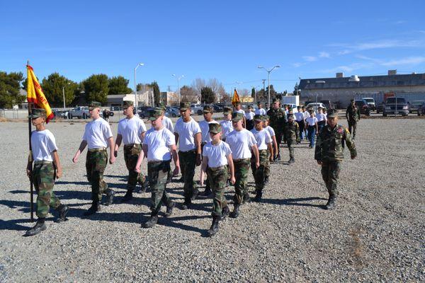 Team work development through close order drill