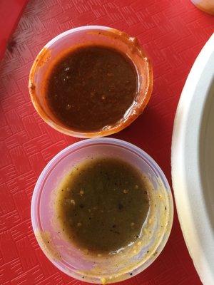 Salsa Roja y Verde