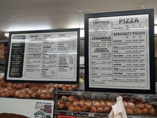 Menu boards