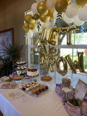 Dessert table