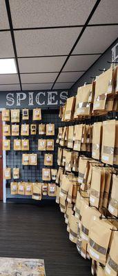 Spice section at the far wall