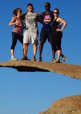 The Anytime Fitness Crew on top of Mt Woodson