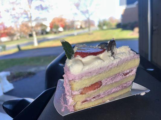 blueberry yogurt cake