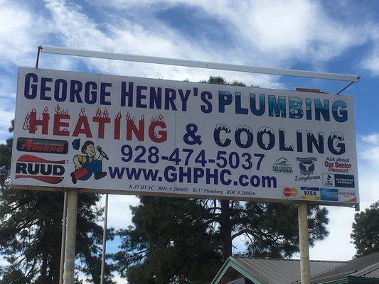 George Henry's Plumbing, Heating, and Cooling - We cater to the homeowner!