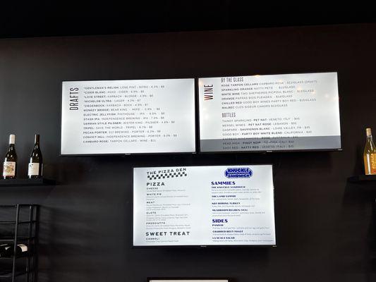 Menus