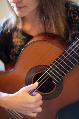 The beauty of a classical guitar!