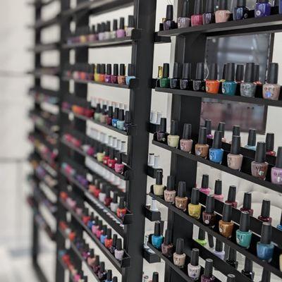 Great selection of nail colors