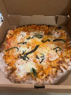 Margherita pizza