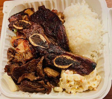 BBQ Combo -short rib, chicken, beef