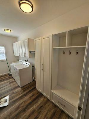 Laundry room/mudroom and storage