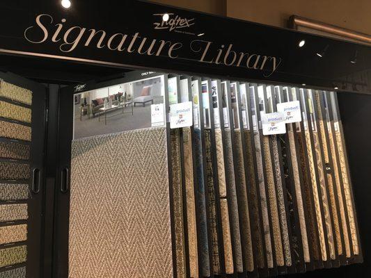 Tuftex Carpets is our other go-to carpet company, featuring textures and patterns to suite every taste! They make great area rugs too!