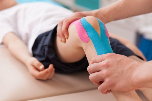 Kinesio taping can offer many benefits done by a Physical Therapist