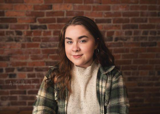 Exposed brick walls.