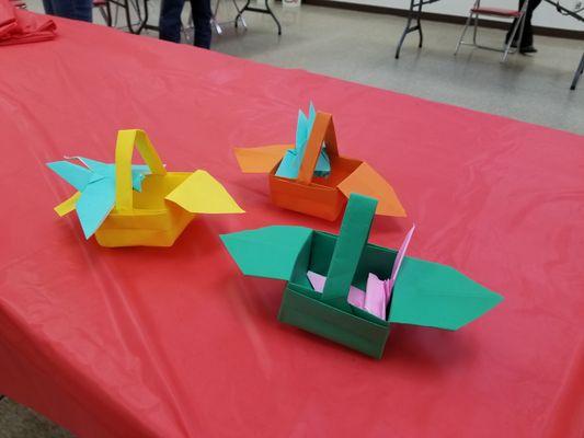 Origami workshop