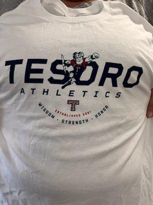 This is our Tesoro High school Shirts in Rancho Santa Margarita California