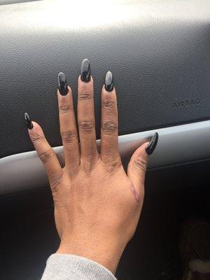 My nails just got done