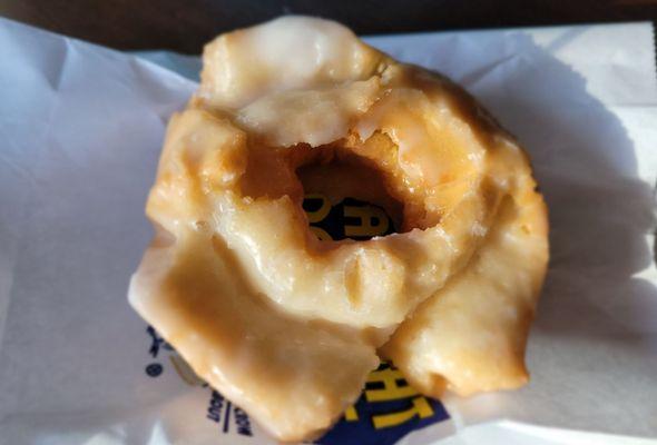 old fashioned glazed cake donut