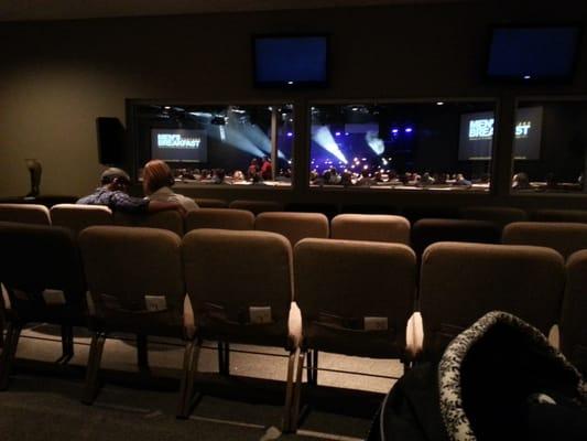 Parents viewing room. Parent/kid friendly.