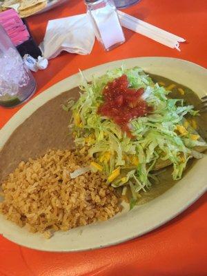 Green beef enchiladas are my absolute favorite!!