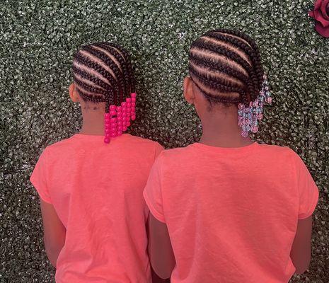 Kids braids & beads