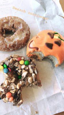 Spooky Halloween donuts