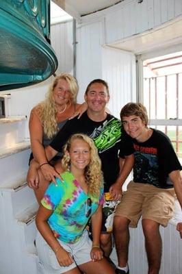 The Lees family. Owners of North Jersey Paddle Boards