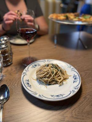 Cacio e Pepe - great pasta but too peppery