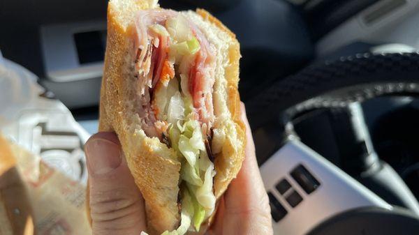 They make a very good Italian sub!