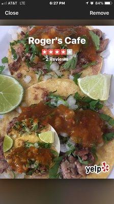 Back to business!......Tacos de Tripa & Tacos al pastor. Best tacos!!