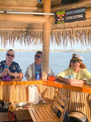 Inside of the boat