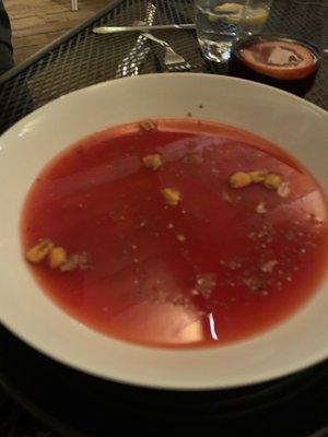 Watermelon gazpacho