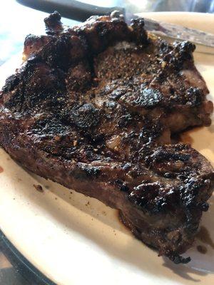 Pete's Ribeye steak, medium