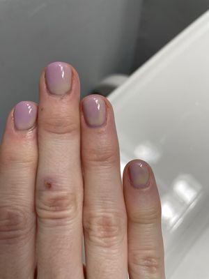 Gel manicure