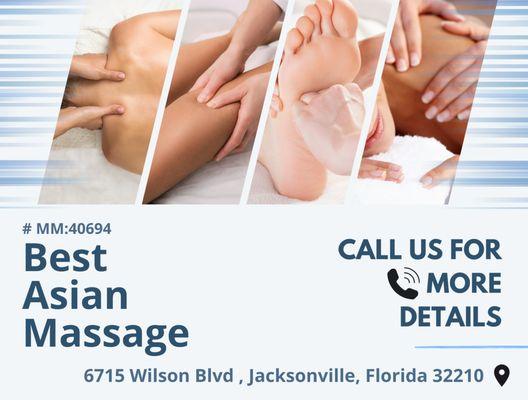 Proud Asian Spa located in Jacksonville, Florida !