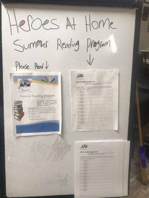 Summer reading program