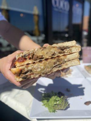 ig: @whatsviveating  |  merguez moroccan sausage panini