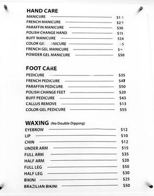 6/20/24 Price List