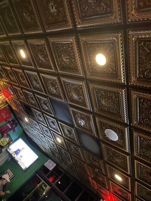 Love the ceiling tiles