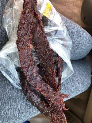 Honey pepper beef jerky