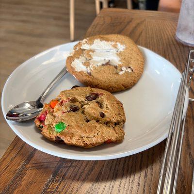 Monster cookie & s'mores cookie