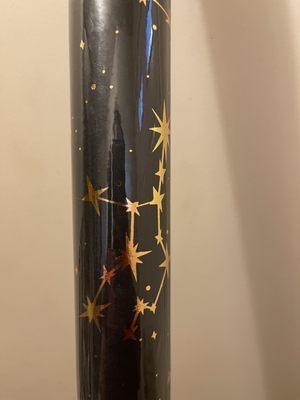 Constellations wrapping paper.