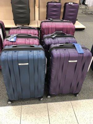 Luggage selection is pretty thin