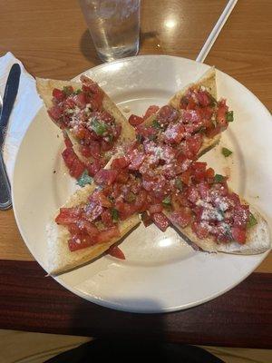 Bruschetta appetizer