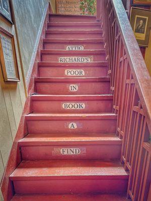 Steps to book attic