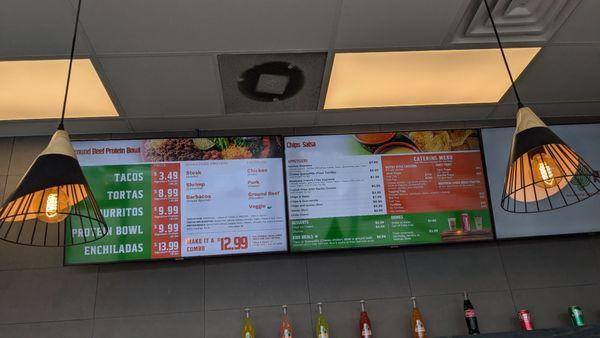 Menu board